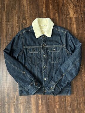 rag & bone Faux Fleece Denim Jacket